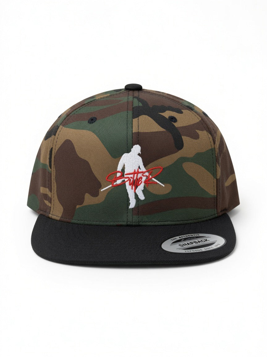 Exclusive Camo Flat Bill Snapback