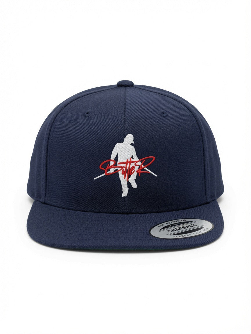 Blue Flat Bill Snapback