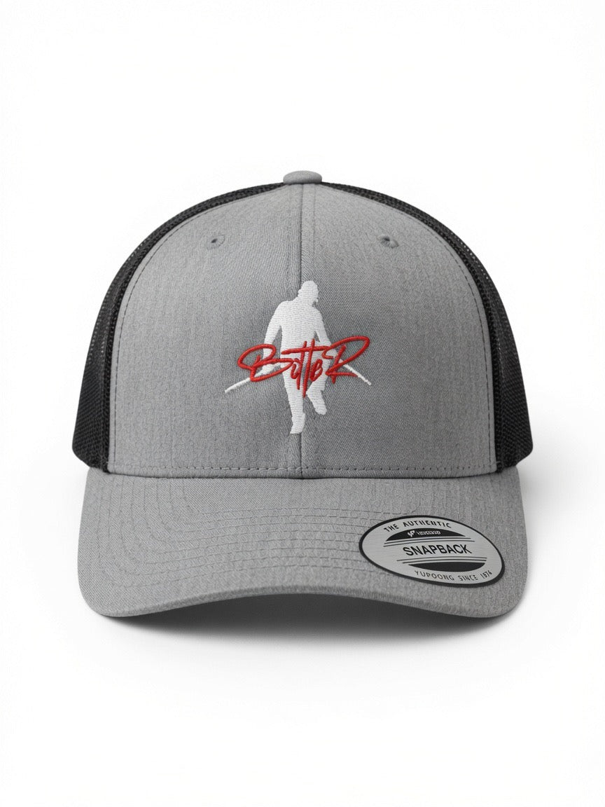 Grey/Black Trucker Snapback