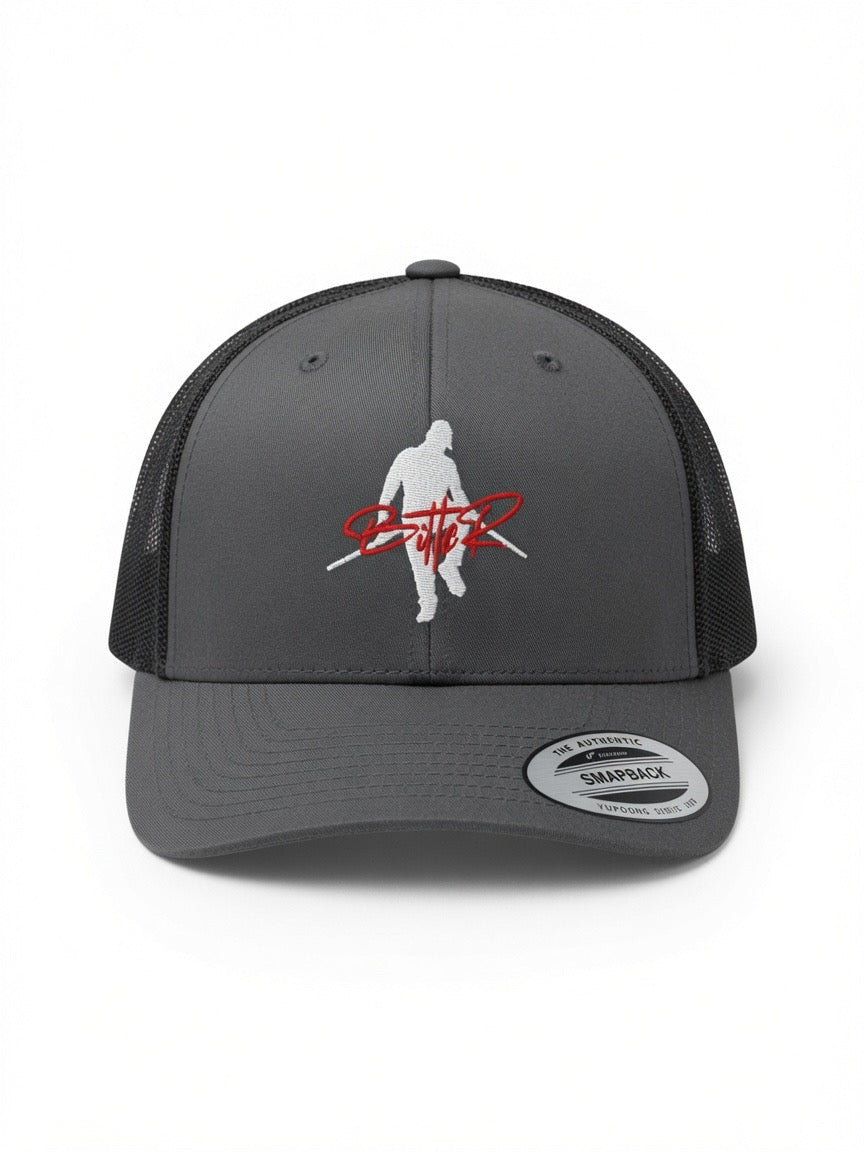 Dark Grey Trucker Snapback